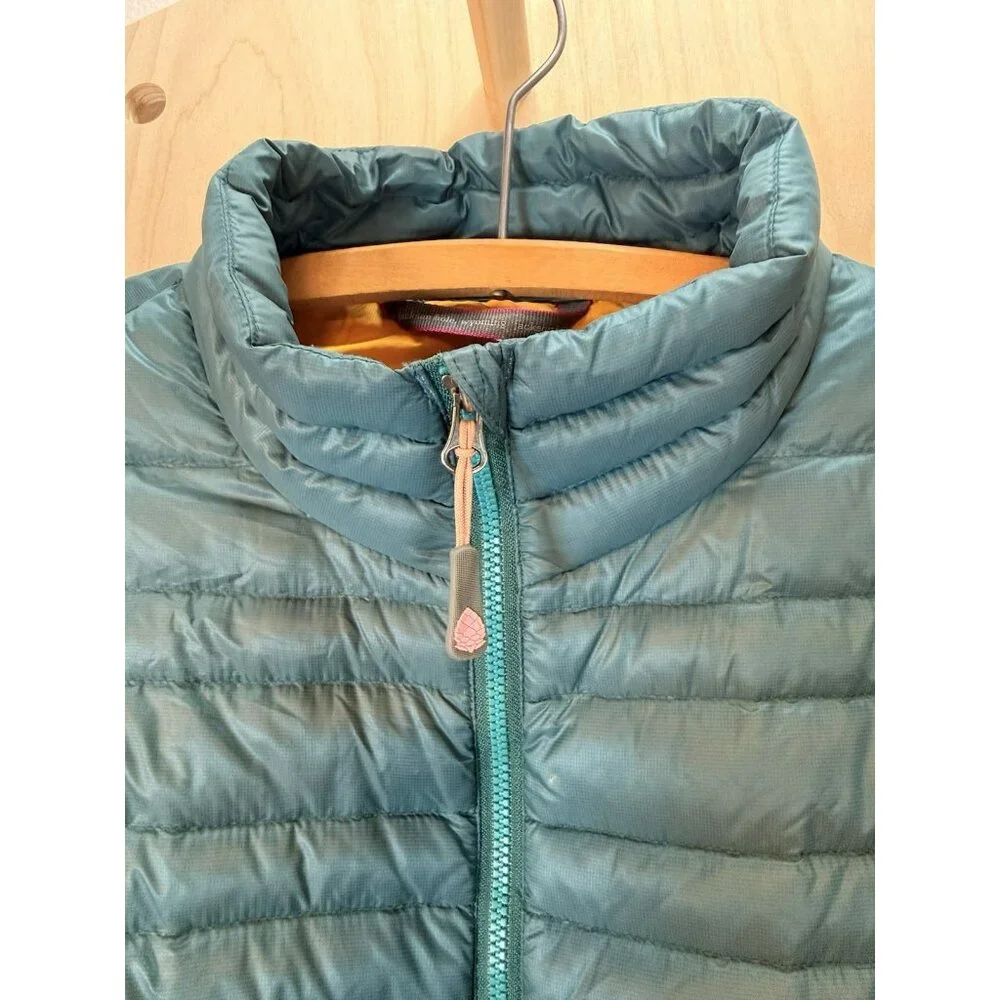 $249 Stio PINION 800 Down Sweater Fullzip Women's Med Hillside Spruce Green - Picture 6 of 16